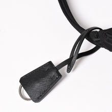 画像をギャラリービューアに読み込む, 新品同様品 PRADA プラダ ホーボー ハンドバッグ MV515 トライアングルロゴ 三角ロゴプレート ナイロン ブラック 中古 4a003875