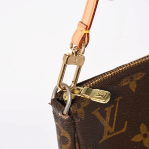 極美品 LOUIS VUITTON ルイヴィトン モノグラム パンダ ポシェット アクセソワール ハンドバッグ M51981 村上隆 ミニバッグ ブラウン 中古 4a003909