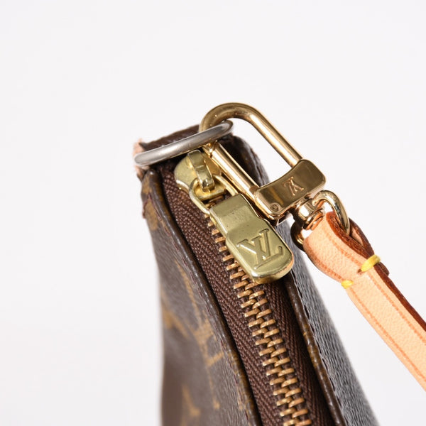 極美品 LOUIS VUITTON ルイヴィトン モノグラム パンダ ポシェット アクセソワール ハンドバッグ M51981 村上隆 ミニバッグ ブラウン 中古 4a003909