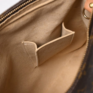 LOUIS VUITTON Looping GM Handbag Monogram M51145 Brown Gold Hardware Good Condition Used 4a004225