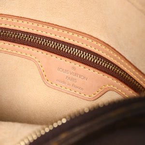 LOUIS VUITTON Looping GM Handbag Monogram M51145 Brown Gold Hardware Good Condition Used 4a004225