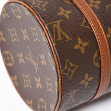 画像をギャラリービューアに読み込む, 極美品 LOUIS VUITTON ルイヴィトン パピヨン26 ハンドバッグ M51366 モノグラム ブラウン レザー ゴールド金具 旧型 中古 4a004275