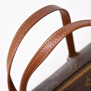 Very Good Condition LOUIS VUITTON Papillon 26 Handbag M51366 Monogram Brown Leather Gold Hardware Old Model Used 4a004275