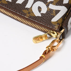 Very Good Condition LOUIS VUITTON Pochette Accessory Soir Accessor Pouch M92192 Monogram Graffiti Used 4a004279