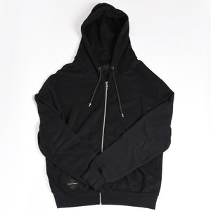CHROME HEARTS クロムハーツ ジップアップフーディー パーカー サイズXL CHプラスパッチ 1パッチ スクロールラベルロゴ 美品 中古 4a001371