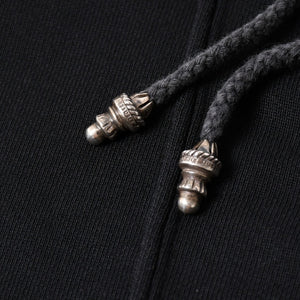 CHROME HEARTS クロムハーツ ジップアップフーディー パーカー サイズXL CHプラスパッチ 1パッチ スクロールラベルロゴ 美品 中古 4a001371