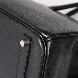 Very good condition HERMES BIRKIN Birkin 35 black gold hardware Vacherieger handbag □L stamp used 4a003915