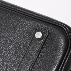 Very good condition HERMES BIRKIN Birkin 35 black gold hardware Vacherieger handbag □L stamp used 4a003915