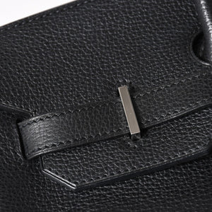 Very good condition HERMES BIRKIN Birkin 35 black gold hardware Vacherieger handbag □L stamp used 4a003915