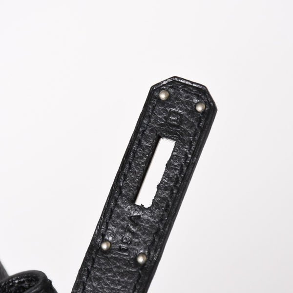 Very good condition HERMES BIRKIN Birkin 35 black gold hardware Vacherieger handbag □L stamp used 4a003915
