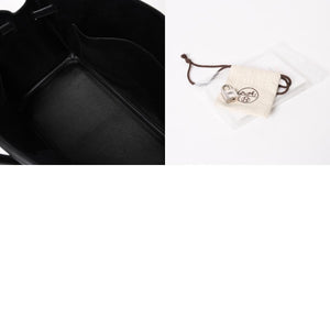 Very good condition HERMES BIRKIN Birkin 35 black gold hardware Vacherieger handbag □L stamp used 4a003915