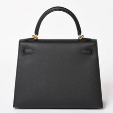 画像をギャラリービューアに読み込む, 新品未使用 HERMES エルメス ケリー25 G刻印 外縫い 黒 ヴォーエプソン ゴールド金具 中古 4a003916