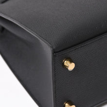 画像をギャラリービューアに読み込む, 新品未使用 HERMES エルメス ケリー25 G刻印 外縫い 黒 ヴォーエプソン ゴールド金具 中古 4a003916