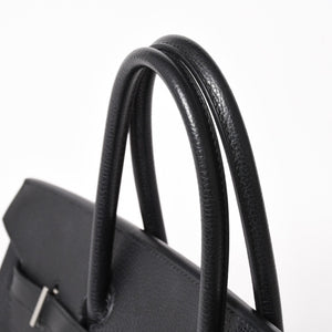 Very good condition HERMES BIRKIN Birkin 35 black gold hardware Vacherieger handbag □L stamp used 4a003915