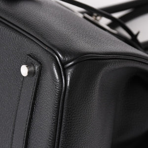 Very good condition HERMES BIRKIN Birkin 35 black gold hardware Vacherieger handbag □L stamp used 4a003915