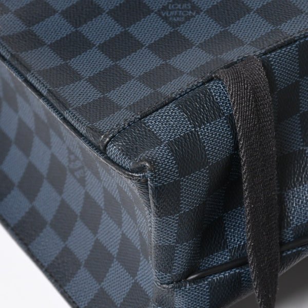 LOUIS VUITTON N41586 Newport Backpack Rucksack Daypack Damier Canvas Black Good Condition Used 4a003919