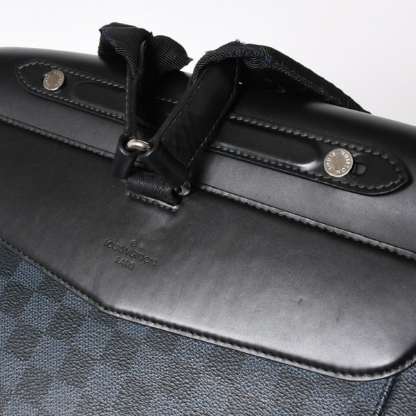 LOUIS VUITTON N41586 Newport Backpack Rucksack Daypack Damier Canvas Black Good Condition Used 4a003919