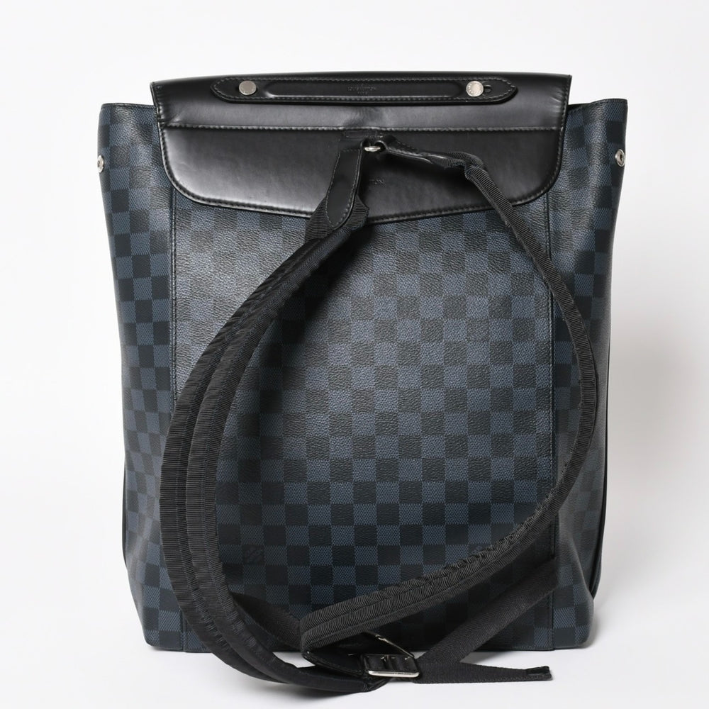 LOUIS VUITTON ルイヴィトン N41586 ニューポート バックパック リュック デイパック ダミエキャンバス ブラック 美品 中古 4a003919