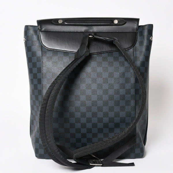 LOUIS VUITTON N41586 Newport Backpack Rucksack Daypack Damier Canvas Black Good Condition Used 4a003919