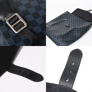 LOUIS VUITTON N41586 Newport Backpack Rucksack Daypack Damier Canvas Black Good Condition Used 4a003919