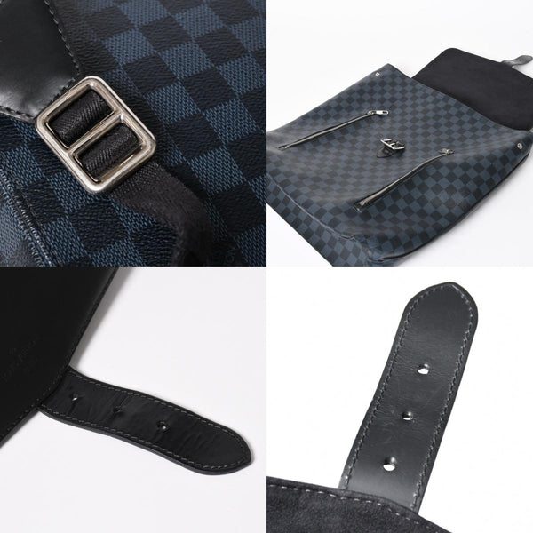 LOUIS VUITTON N41586 Newport Backpack Rucksack Daypack Damier Canvas Black Good Condition Used 4a003919