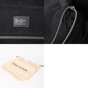 LOUIS VUITTON N41586 Newport Backpack Rucksack Daypack Damier Canvas Black Good Condition Used 4a003919