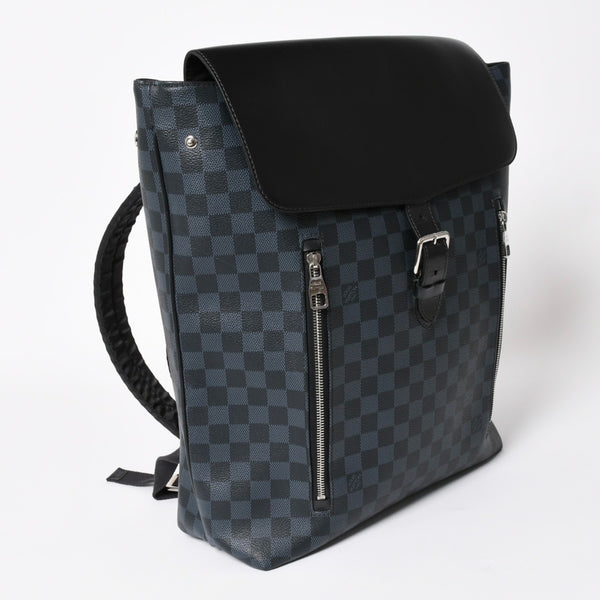LOUIS VUITTON N41586 Newport Backpack Rucksack Daypack Damier Canvas Black Good Condition Used 4a003919