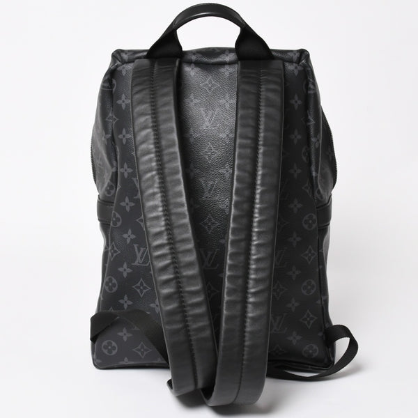 新品同様 LOUIS VUITTON ルイヴィトン アポロ バックバック リュックサック M43186 モノグラムエクリプス RFID ブラック ダークグレー ブラックメタル金具 中古 4a003972