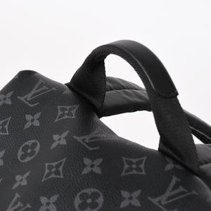 新品同様 LOUIS VUITTON ルイヴィトン アポロ バックバック リュックサック M43186 モノグラムエクリプス RFID ブラック ダークグレー ブラックメタル金具 中古 4a003972