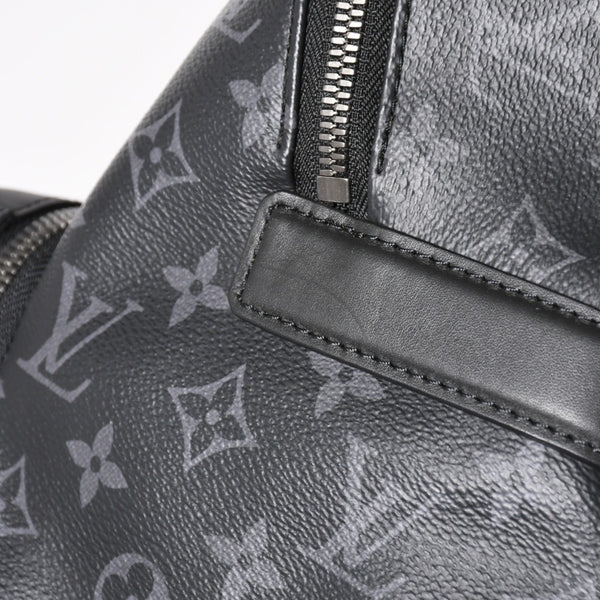 新品同様 LOUIS VUITTON ルイヴィトン アポロ バックバック リュックサック M43186 モノグラムエクリプス RFID ブラック ダークグレー ブラックメタル金具 中古 4a003972