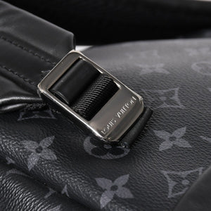 新品同様 LOUIS VUITTON ルイヴィトン アポロ バックバック リュックサック M43186 モノグラムエクリプス RFID ブラック ダークグレー ブラックメタル金具 中古 4a003972