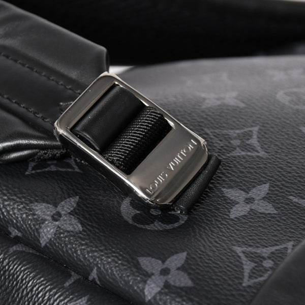 新品同様 LOUIS VUITTON ルイヴィトン アポロ バックバック リュックサック M43186 モノグラムエクリプス RFID ブラック ダークグレー ブラックメタル金具 中古 4a003972