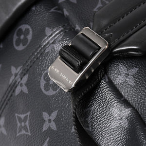 新品同様 LOUIS VUITTON ルイヴィトン アポロ バックバック リュックサック M43186 モノグラムエクリプス RFID ブラック ダークグレー ブラックメタル金具 中古 4a003972