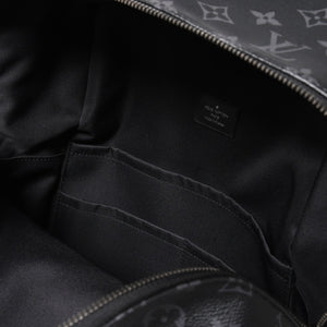 新品同様 LOUIS VUITTON ルイヴィトン アポロ バックバック リュックサック M43186 モノグラムエクリプス RFID ブラック ダークグレー ブラックメタル金具 中古 4a003972
