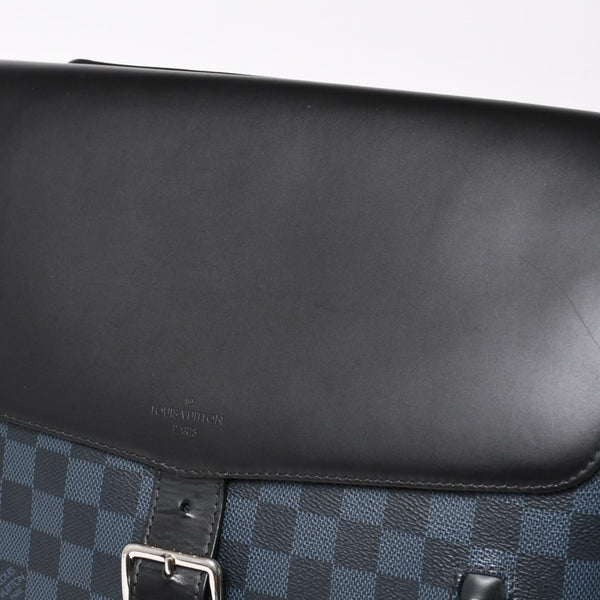 LOUIS VUITTON N41586 Newport Backpack Rucksack Daypack Damier Canvas Black Good Condition Used 4a003919
