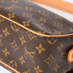 Very Good Condition LOUIS VUITTON Vivacite MM Handbag M51164 One Shoulder Bag DU0094 Monogram PVC Brown Out of Print Gold Hardware Used 4a003926