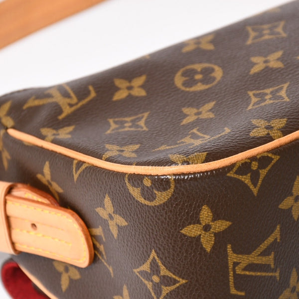 Very Good Condition LOUIS VUITTON Vivacite MM Handbag M51164 One Shoulder Bag DU0094 Monogram PVC Brown Out of Print Gold Hardware Used 4a003926