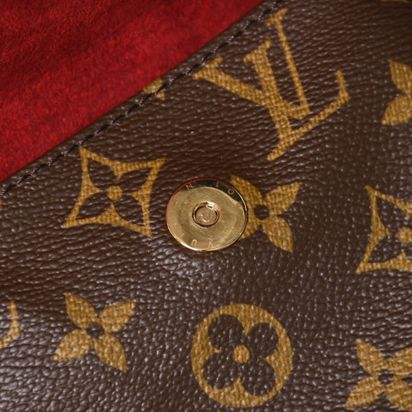 Very Good Condition LOUIS VUITTON Vivacite MM Handbag M51164 One Shoulder Bag DU0094 Monogram PVC Brown Out of Print Gold Hardware Used 4a003926