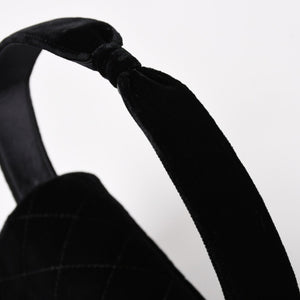 極美品 CHANEL シャネル ワンショルダーバッグ 4番台 ココマーク ベルベット キルティング ターンロック ブラック ゴールド金具 中古 4a003933