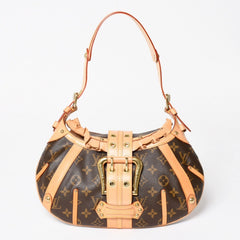Very Good Condition LOUIS VUITTON Shoulder Bag Leonor Monogram Brown M92394 Used 4a003917