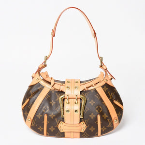 Very Good Condition LOUIS VUITTON Shoulder Bag Leonor Monogram Brown M92394 Used 4a003917