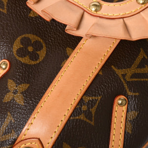 Very Good Condition LOUIS VUITTON Shoulder Bag Leonor Monogram Brown M92394 Used 4a003917