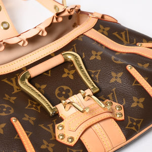 Very Good Condition LOUIS VUITTON Shoulder Bag Leonor Monogram Brown M92394 Used 4a003917