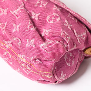 Very good condition LOUIS VUITTON Mini Pretty One Shoulder Bag M95216 Monogram Denim Pink Used 4a003934