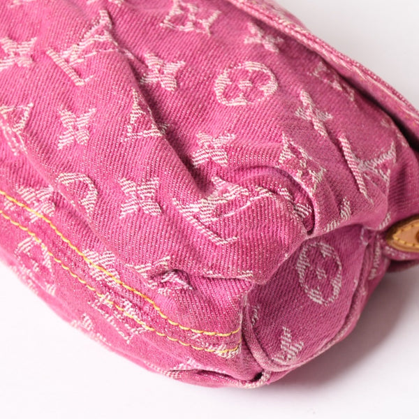 Very good condition LOUIS VUITTON Mini Pretty One Shoulder Bag M95216 Monogram Denim Pink Used 4a003934