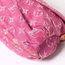 画像をギャラリービューアに読み込む, 極美品 LOUIS VUITTON ルイヴィトン ミニプリーティ ワンショルダーバッグ M95216 モノグラム デニム ピンク 中古 4a003934