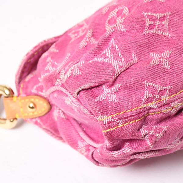 Very good condition LOUIS VUITTON Mini Pretty One Shoulder Bag M95216 Monogram Denim Pink Used 4a003934