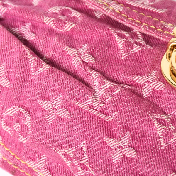 Very good condition LOUIS VUITTON Mini Pretty One Shoulder Bag M95216 Monogram Denim Pink Used 4a003934