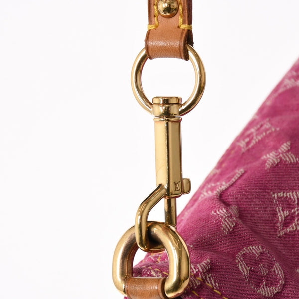 Very good condition LOUIS VUITTON Mini Pretty One Shoulder Bag M95216 Monogram Denim Pink Used 4a003934