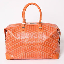 画像をギャラリービューアに読み込む, 極美品 GOYARD ゴヤール ボストンバッグ バックボーイング45 オレンジ メンズ 総柄 中古 4a004158